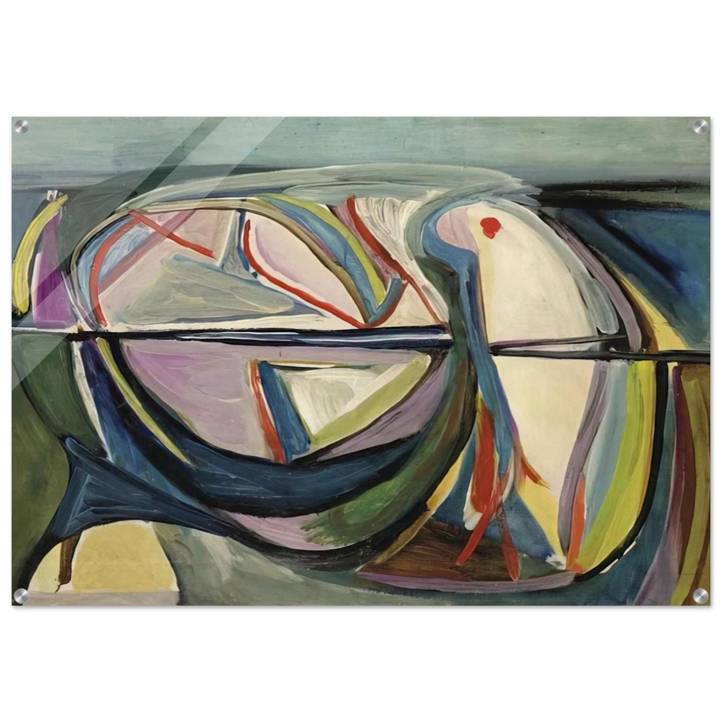 Untitled - 1948 - Bram van Velde Acrylic Print - 70x100 cm / 28x40″ inches | Bram van Velde Wall Art | Bram van Velde Prints