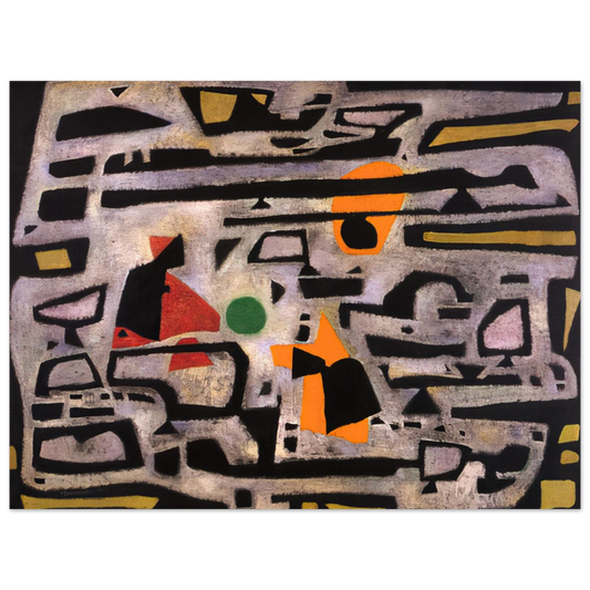 Alfred Manessier - Hiver - 1950  75x100 cm / 30x40inches Fine Art Poster