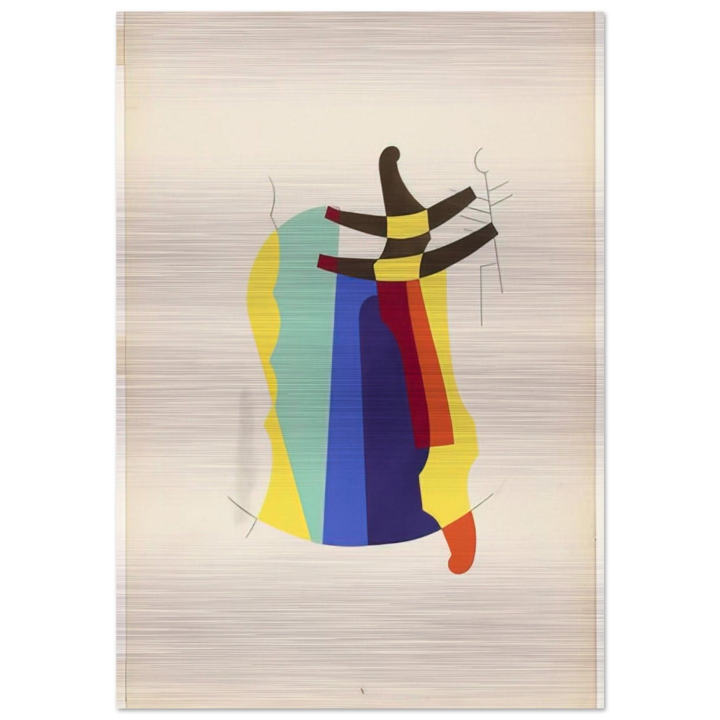 LEGEND FROM THE PORTFOLIO REVOLVING DOORS 1926 - Man Ray Brushed Aluminum Print - 70x100 cm / 28x40 inches | Man Ray Aluminum Print | Man Ray Prints