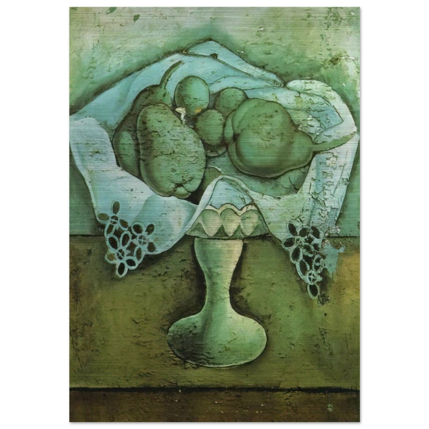 STILL LIFE 6 - Salvador Dali Brushed Aluminum Print - 70x100 cm / 28x40 inches | Salvador Dali Aluminum Print | Salvador Dali Prints