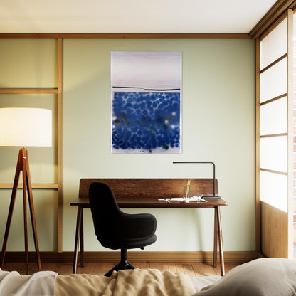 THE STARRY NIGHT 1987 - Victor Pasmore Brushed Aluminum Print - 70x100 cm / 28x40 inches | Victor Pasmore Aluminum Print | Victor Pasmore Prints