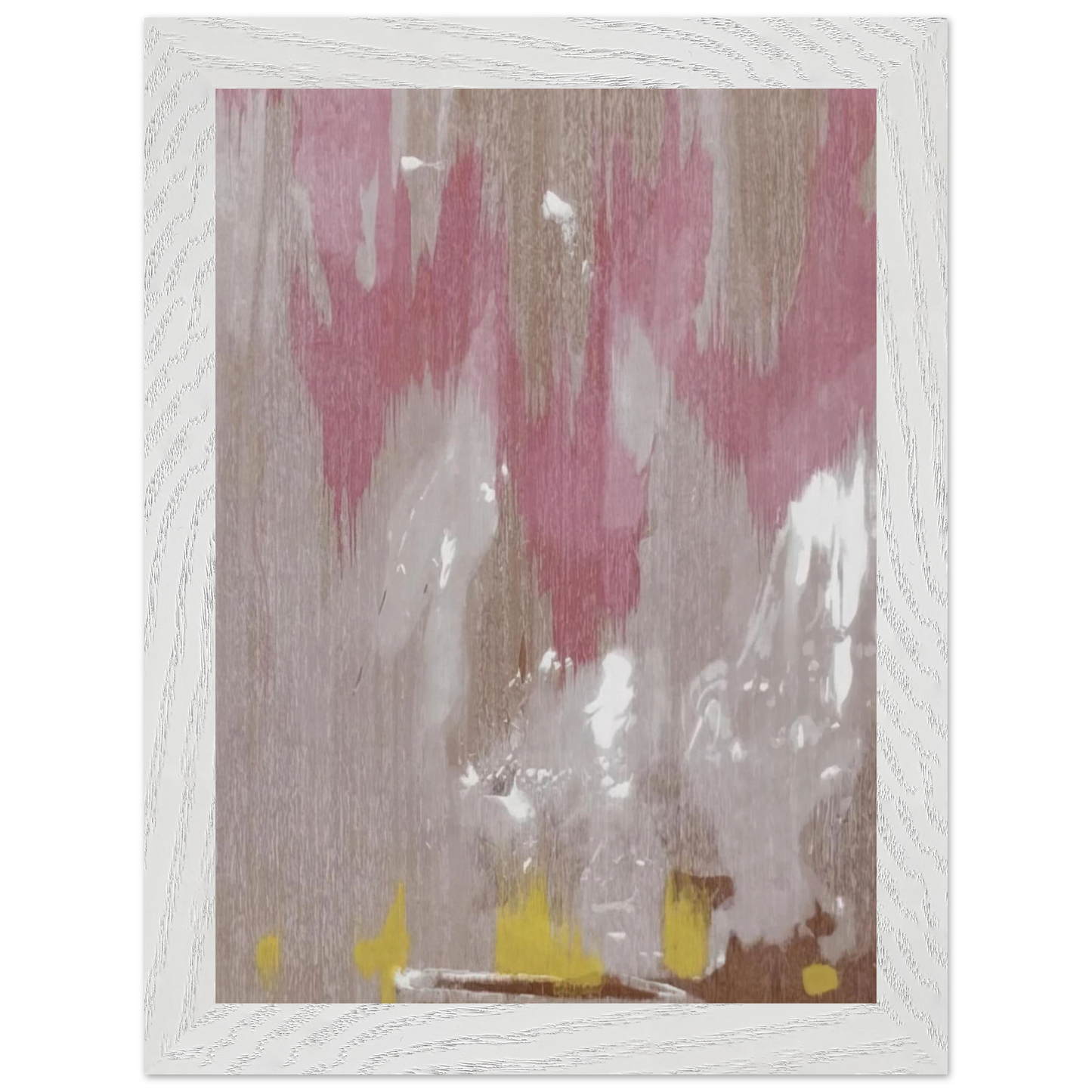 Helen Frankenthaler - Tales of Genji IV - 1998 Wall art - 15x20 cm / 6x8 inches - Premium Wooden Framed Poster With Fine Art Paper-canvas - Wood frame