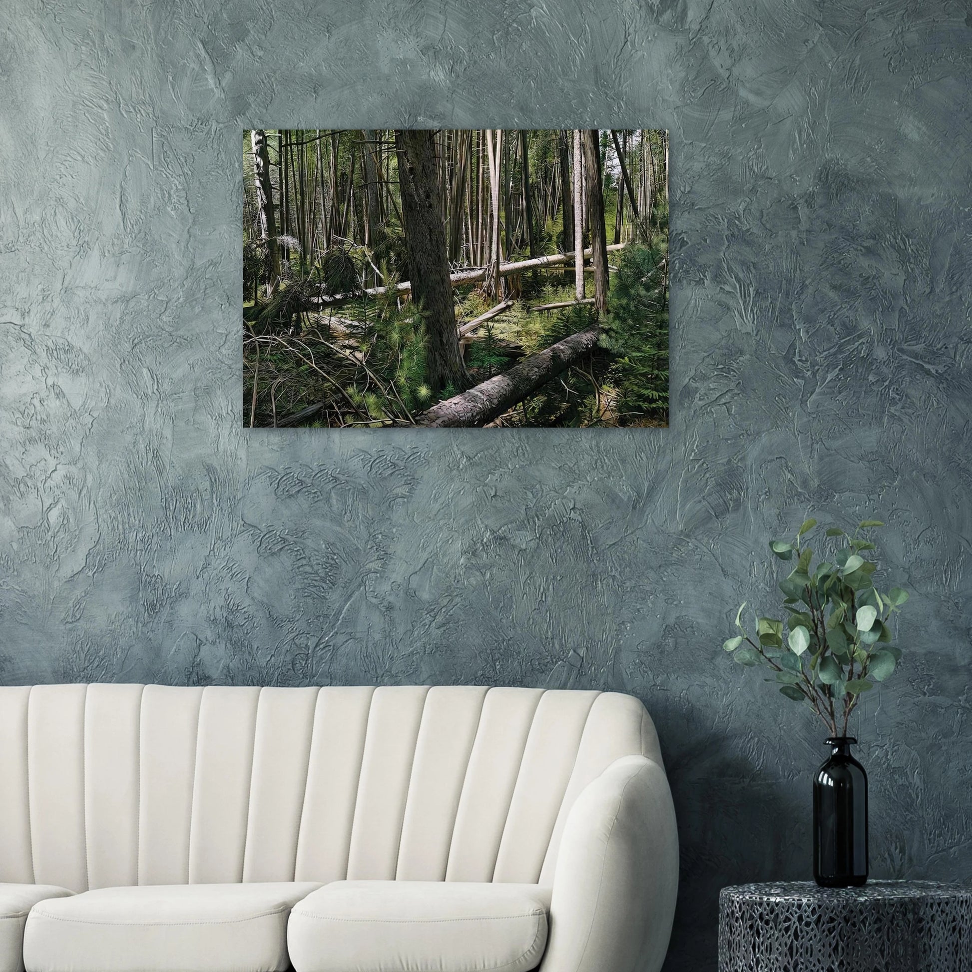 NEAR HUNTERS BEACH ACADIA NATIONAL PARK 2008 - Richard Estes Brushed Aluminum Print - 70x100 cm / 28x40 inches | Richard Estes Aluminum Print | Richard Estes Prints