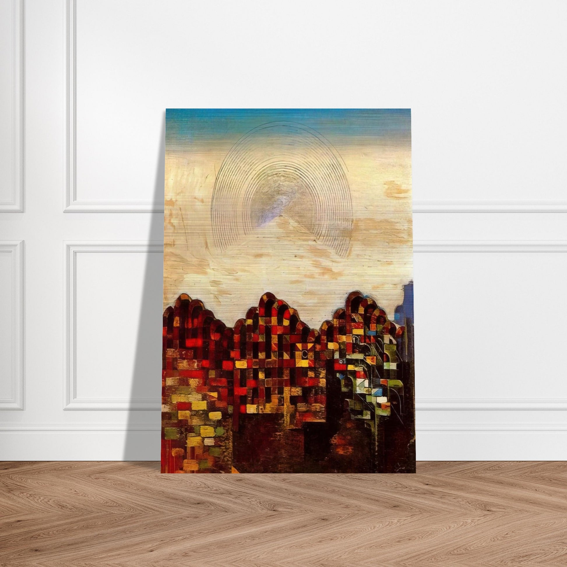 Paris dream - Max Ernst Brushed Aluminum Print - 70x100 cm / 28x40 inches | Max Ernst Aluminum Print | Max Ernst Prints