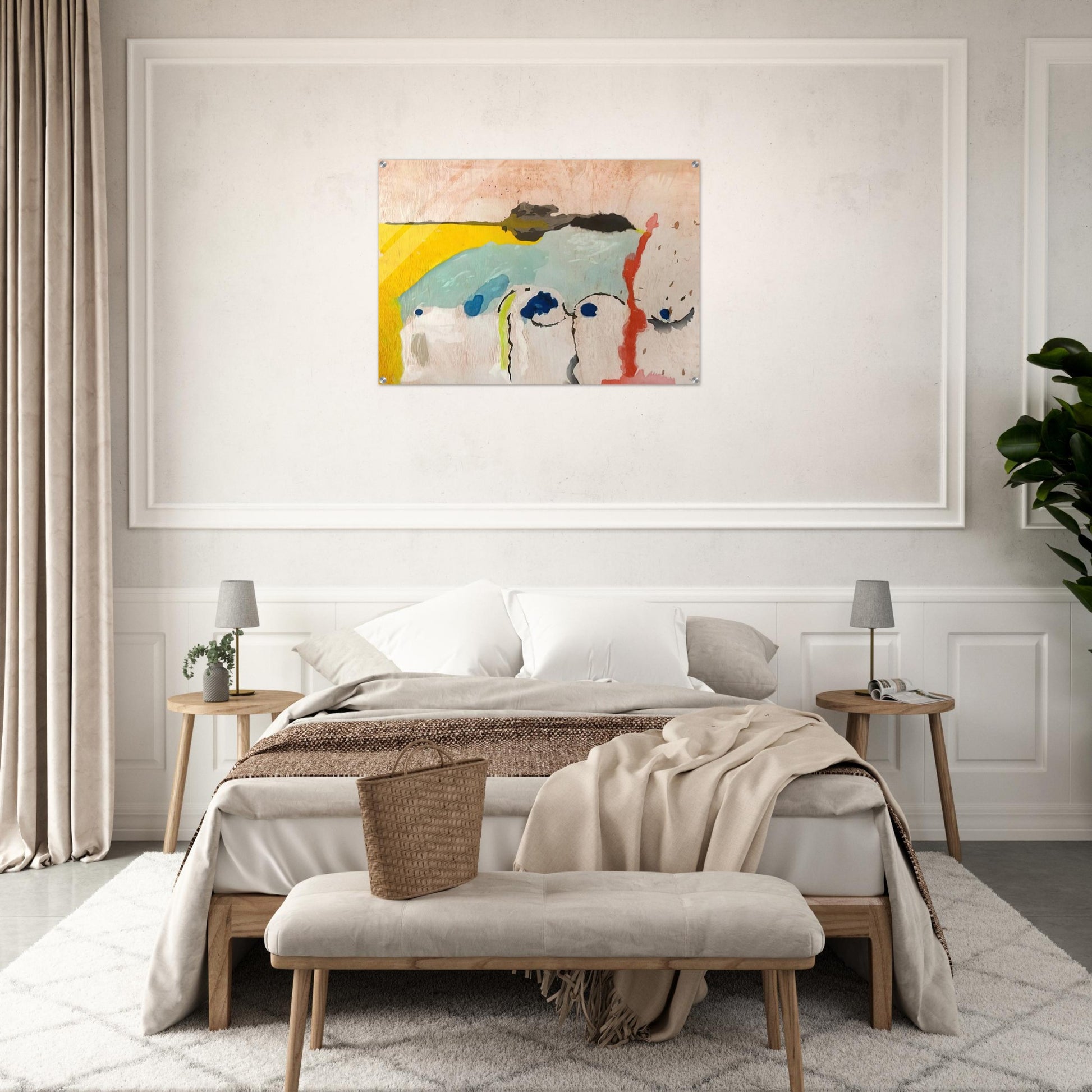 Tales of Genji I - 1998 - Helen Frankenthaler Acrylic Print - 70x100 cm / 28x40″ inches
