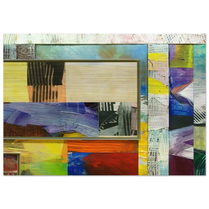 Time Before History - Sam Gilliam Brushed Aluminum Print - 70x100 cm / 28x40 inches | Sam Gilliam Aluminum Print | Sam Gilliam Prints