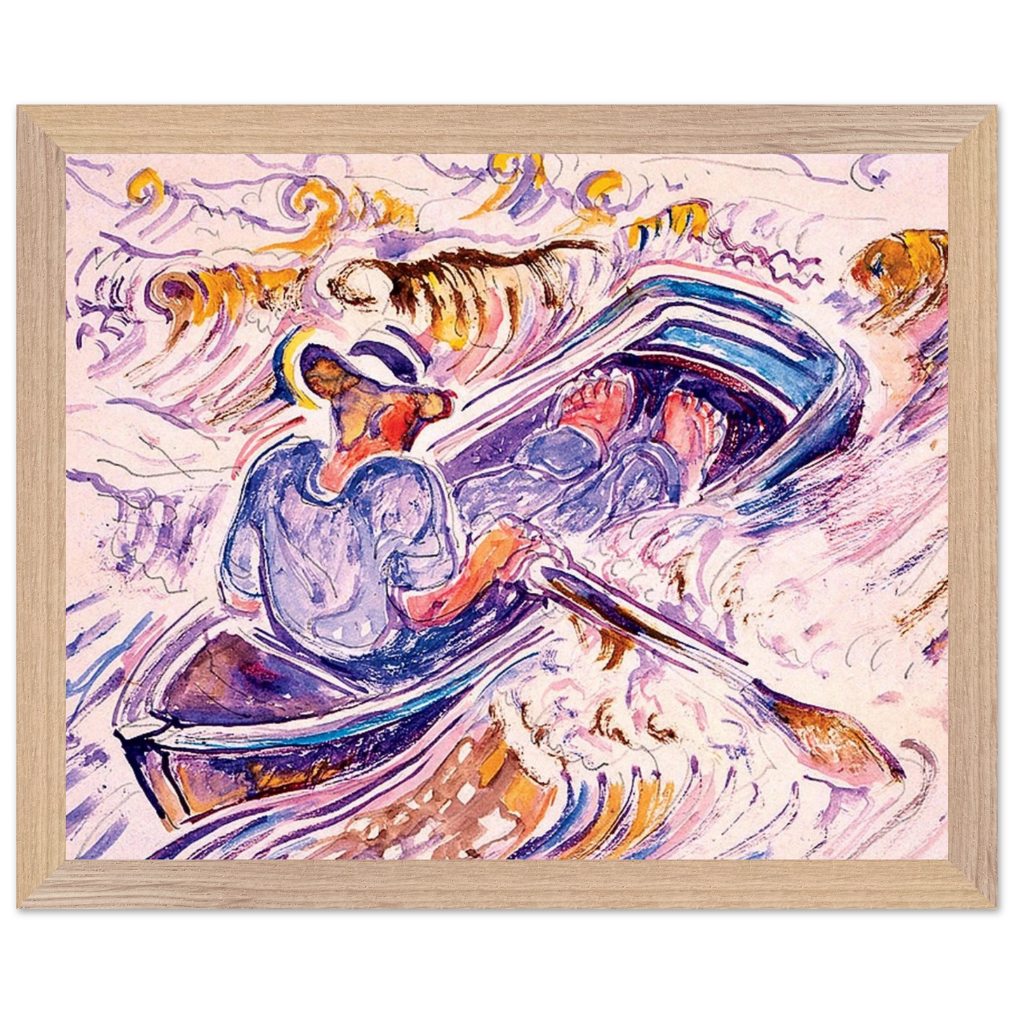 Walter Inglis Anderson - Walter Anderson Wall art - 60x80 cm / 24x32 inches - Premium Wooden Framed Poster With Fine Art Paper-canvas - Wood frame