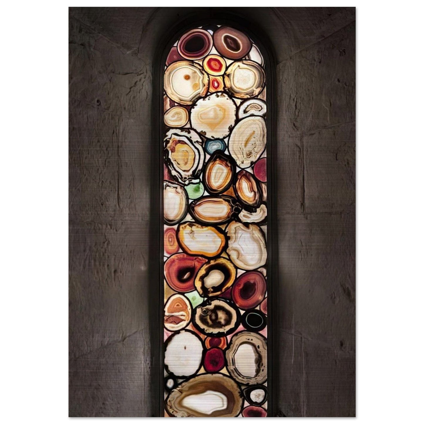 AHATFENSTER 2009 1 - Sigmar Polke Brushed Aluminum Print - 70x100 cm / 28x40 inches | Sigmar Polke Aluminum Print | Sigmar Polke Prints