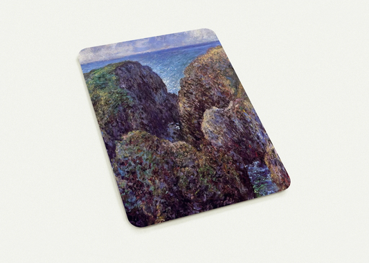 Group of Rocks at Port-Goulphar By claude monet Pack of 10 Post Cards | claude monet Post Cards | A6 (10.5 x 14.8 cm) - 4.1 x 5.8 inches