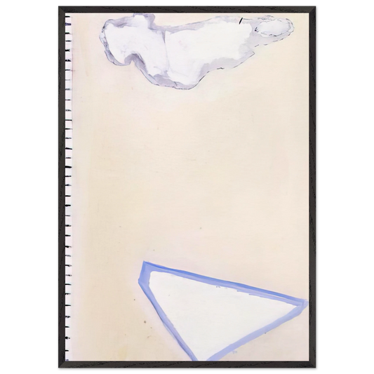Trap - 2006 N2 - Raoul De Keyser 70x100 cm / 28x40 inches Framed Art Print – Black Wooden Frame
