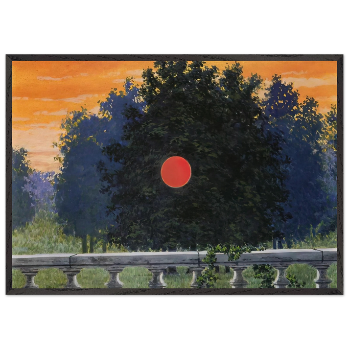 BANQUET 1955 - Rene Magritte 70x100 cm / 28x40 inches Framed Art Print – Black Wooden Frame