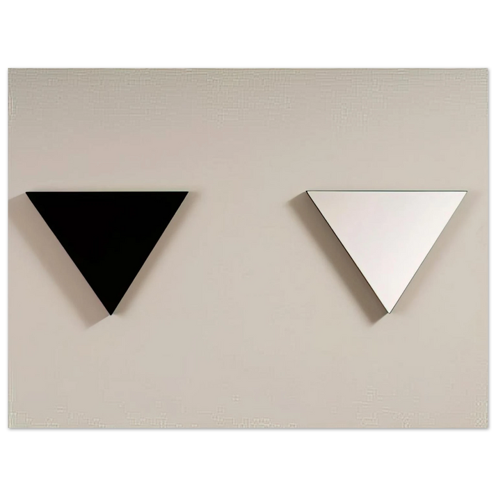Blinky Palermo - Mirror Object - 1973  75x100 cm / 30x40inches Fine Art Poster