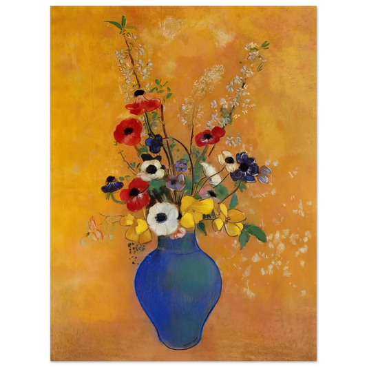 Odilon Redon - VASE OF FLOWERS 4  75x100 cm / 30x40inches Fine Art Poster