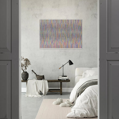 Monet's Garden - 1980 - Gene Davis Brushed Aluminum Print - 70x100 cm / 28x40 inches | Gene Davis Aluminum Print | Gene Davis Prints