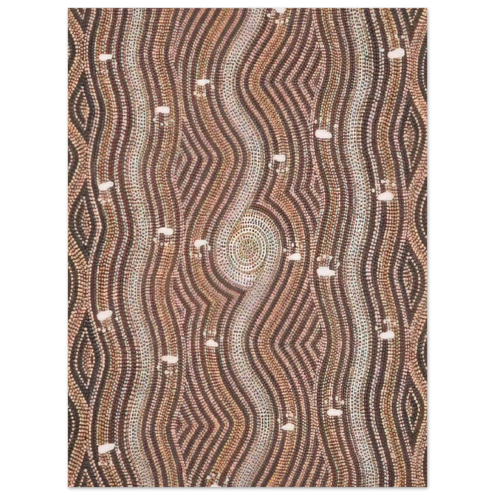 Clifford Possum Tjapaltjarri - Possum Dreaming - 1985  75x100 cm / 30x40inches Fine Art Poster