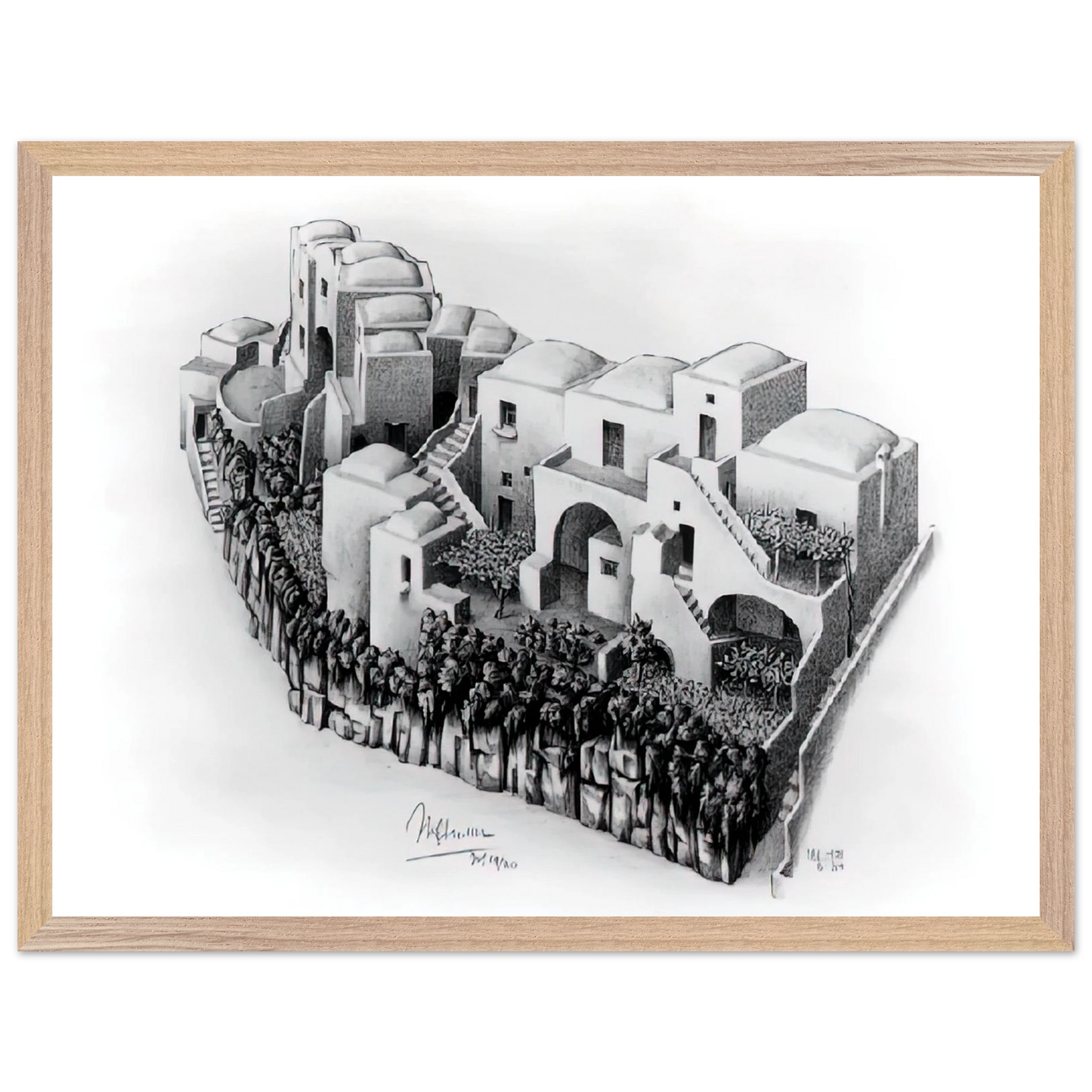 MC Escher - ESCHER (24) Wall Art - 60x80 cm / 24x32 inches - Fine Art Poster-canvas - -