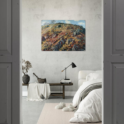 Study of Rocks - claude monet Acrylic Print - 70x100 cm / 28x40″ inches