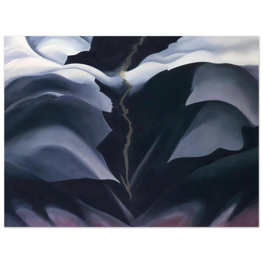 Georgia O'Keeffe - Black Place II Fine Art Poster