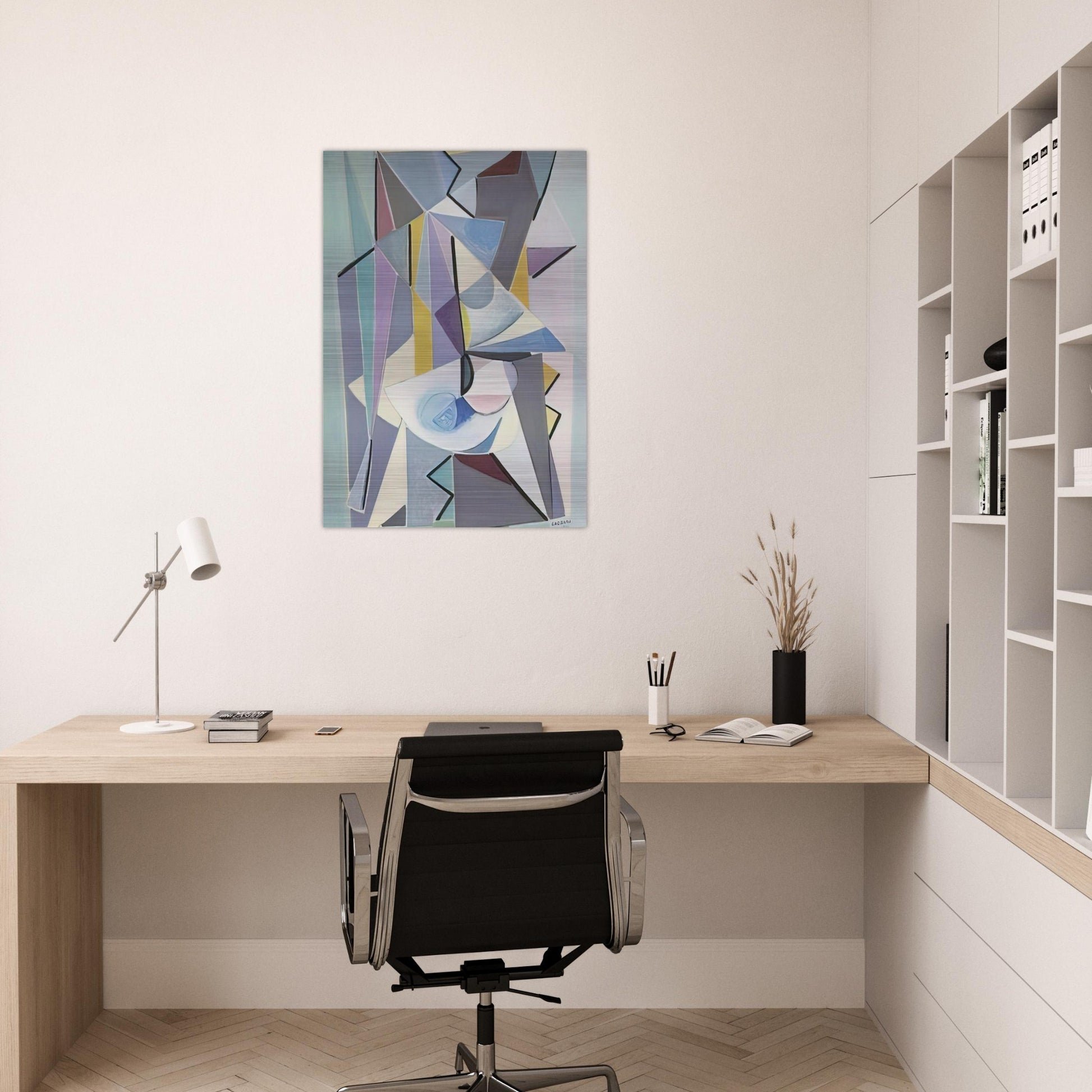 Composizione - 1951 - Bice Lazzari Brushed Aluminum Print - 70x100 cm / 28x40 inches | Bice Lazzari Aluminum Print | Bice Lazzari Prints