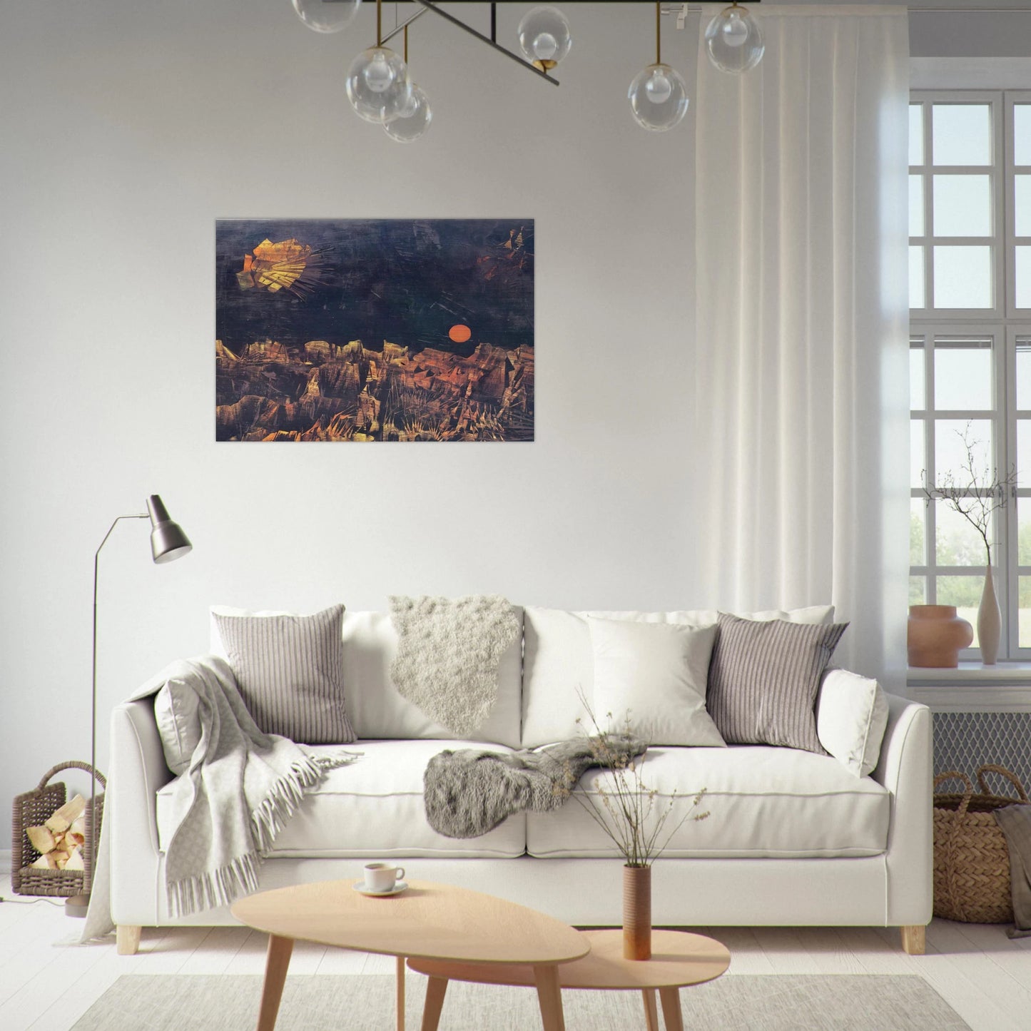 Praise to Tanguy - Max Ernst Brushed Aluminum Print - 70x100 cm / 28x40 inches | Max Ernst Aluminum Print | Max Ernst Prints