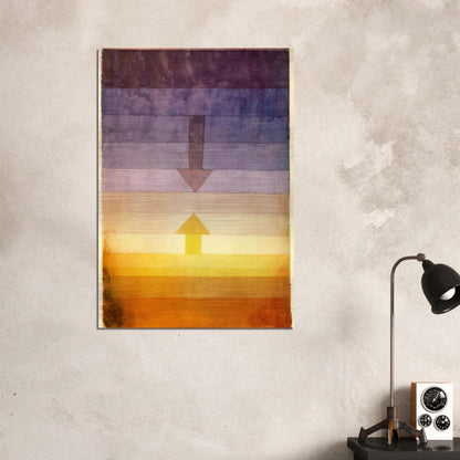 SEPARATION IN THE EVENING 1922 - Paul Klee Brushed Aluminum Print - 70x100 cm / 28x40 inches | Paul Klee Aluminum Print | Paul Klee Prints