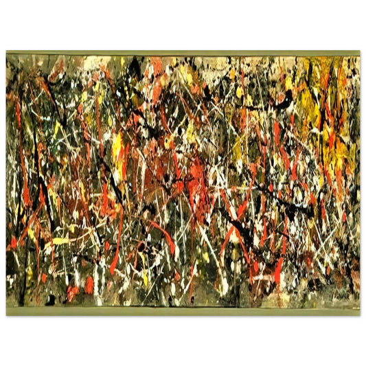 Jackson Pollock - NUMBER 25  75x100 cm / 30x40inches Fine Art Poster