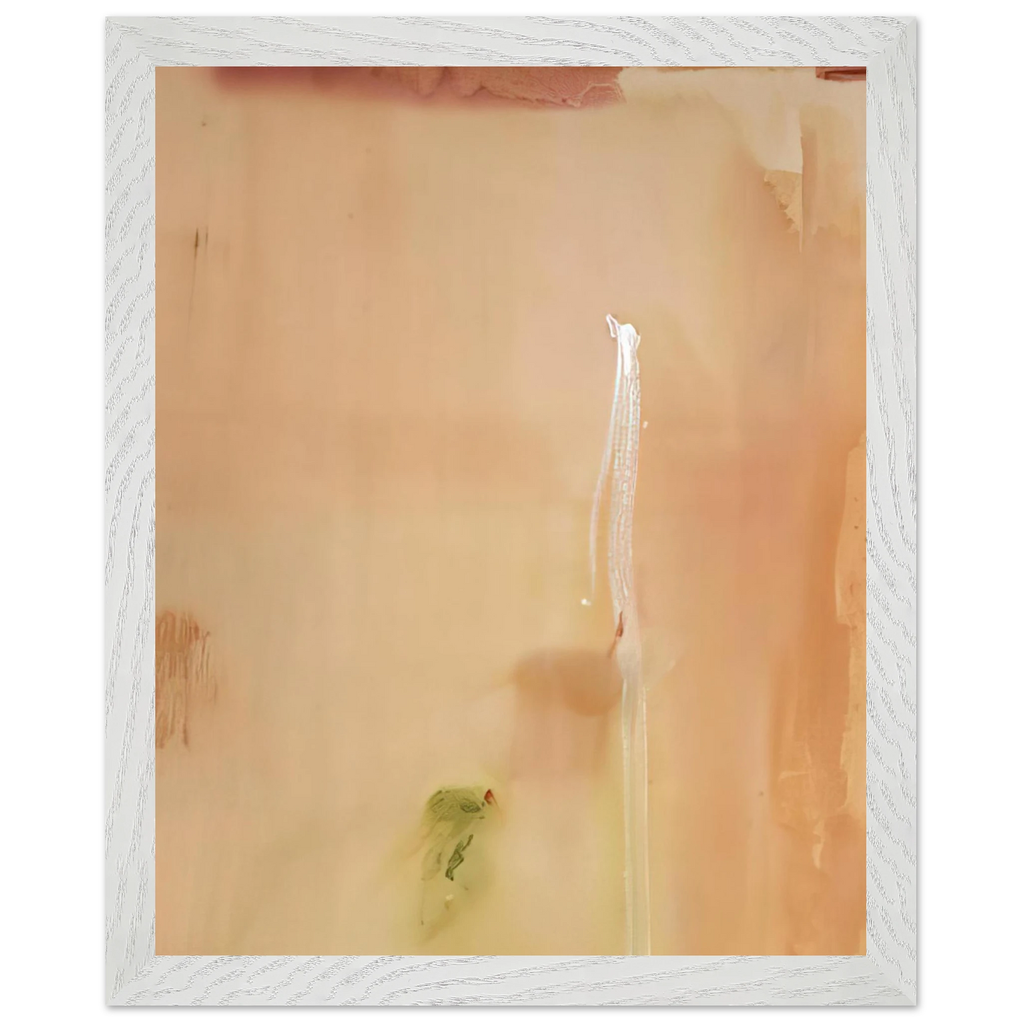 Helen Frankenthaler - Dawn Stroke - 1977 Wall art - 28x43  cm / XL (11x17 inches) - Premium Wooden Framed Poster With Fine Art Paper-canvas - Black frame