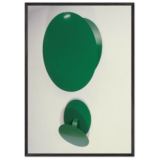 Amazonia Green - 1989 - Lygia Pape 70x100 cm / 28x40 inches Framed Art Print – Black Wooden Frame