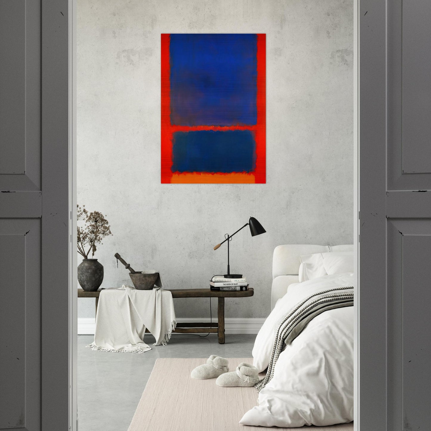 Blue, Orange, Red - 1961 - Mark Rothko Brushed Aluminum Print - 70x100 cm / 28x40 inches | Mark Rothko Aluminum Print | Mark Rothko Prints