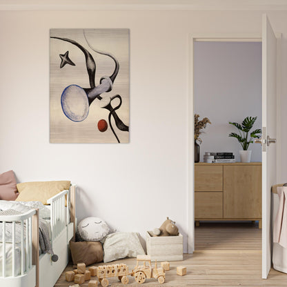 UNTITLED 1932 - Alexander Calder Brushed Aluminum Print - 70x100 cm / 28x40 inches | Alexander Calder Aluminum Print | Alexander Calder Prints