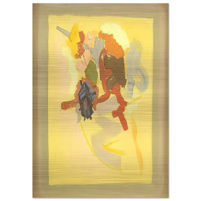 Yellow Field - 1960 - John Ferren Brushed Aluminum Print - 70x100 cm / 28x40 inches | John Ferren Aluminum Print | John Ferren Prints