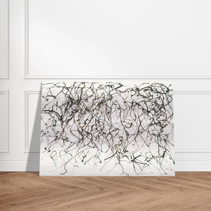 St. Barts 10 - 1991 - Brice Marden Brushed Aluminum Print - 70x100 cm / 28x40 inches | Brice Marden Aluminum Print | Brice Marden Prints