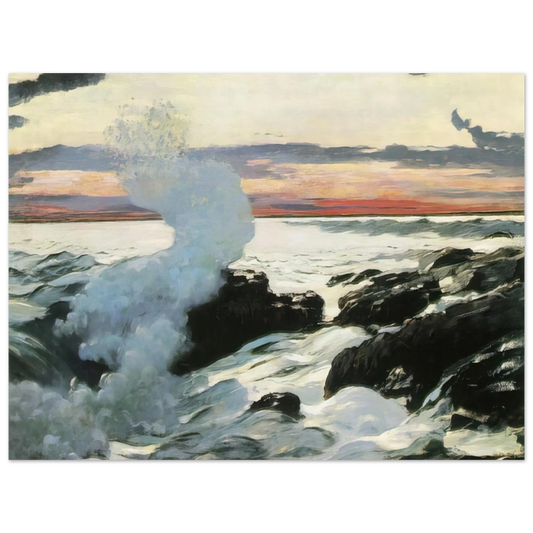 Winslow Homer - WEST POINT PROUT S NECK  75x100 cm / 30x40inches Fine Art Poster