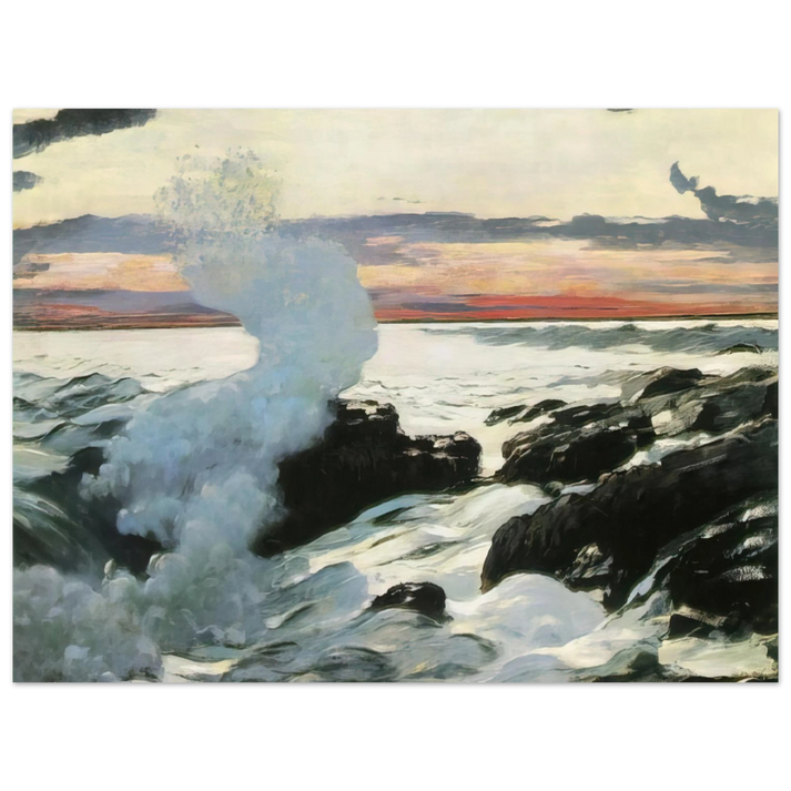 Winslow Homer - WEST POINT PROUT S NECK  75x100 cm / 30x40inches Fine Art Poster