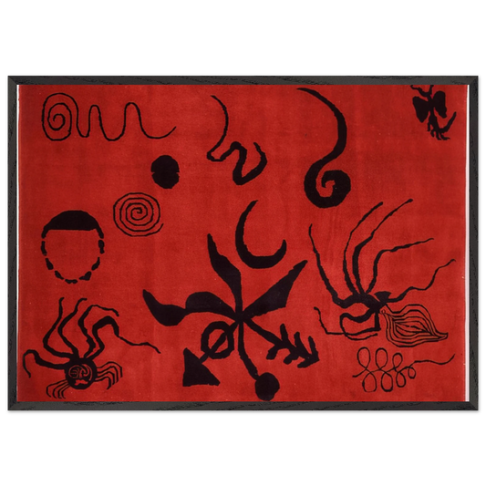 ARAIGNEE 1953 - Alexander Calder 70x100 cm / 28x40 inches Framed Art Print – Black Wooden Frame