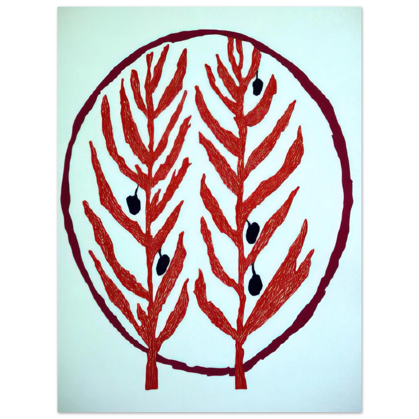 Louise Bourgeois - THE OLIVE BRANCH 2004  75x100 cm / 30x40inches Fine Art Poster