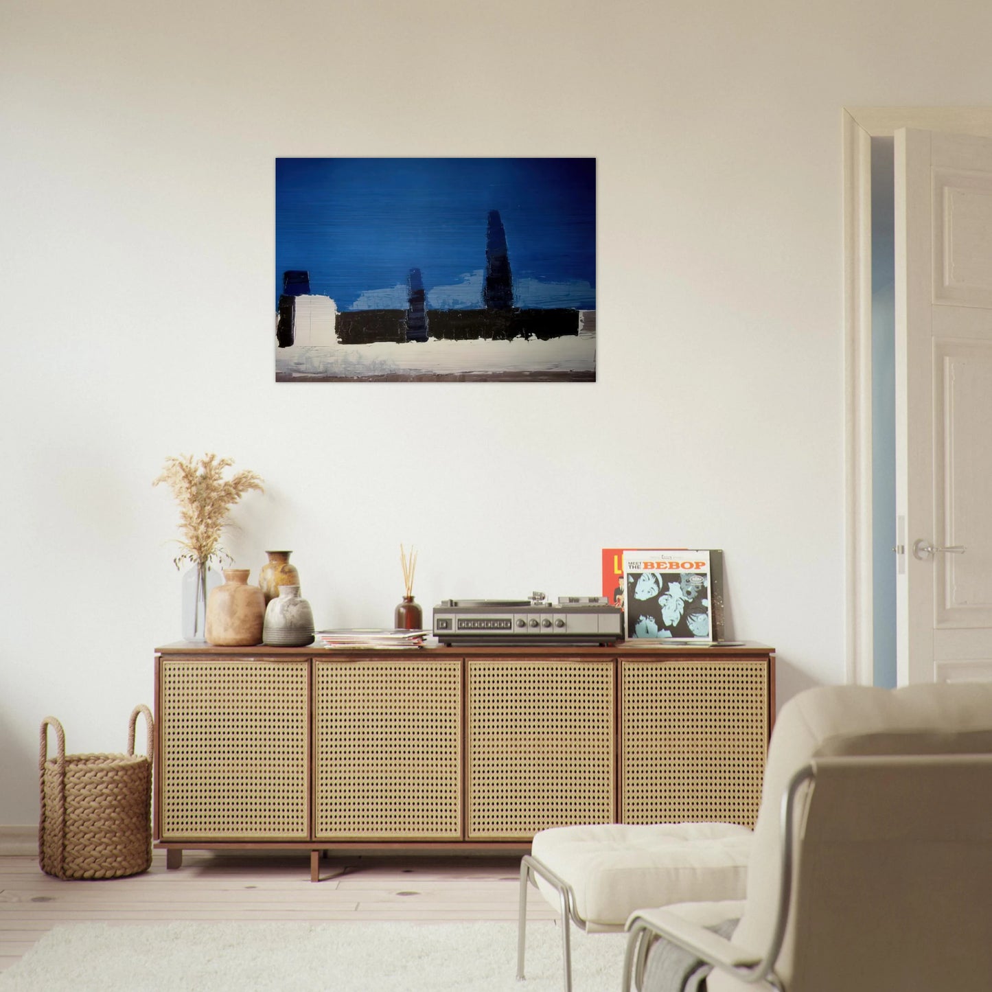 Fiesole - 1953 - Nicolas de Stael Brushed Aluminum Print - 70x100 cm / 28x40 inches | Nicolas de Stael Aluminum Print | Nicolas de Stael Prints