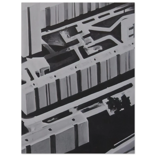 Gerhard Richter - TOWNSCAPE SL 1969 0  75x100 cm / 30x40inches Fine Art Poster