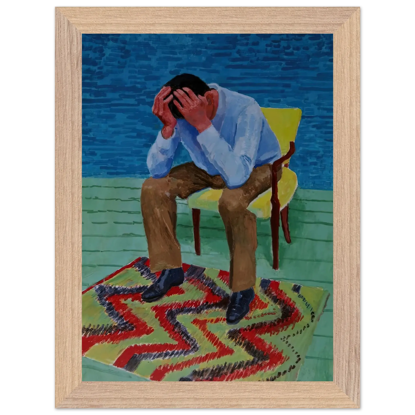 David Hockney - David Hockney Wall art - 30x40 cm / 12x16 Inches - Fine Art Poster - -