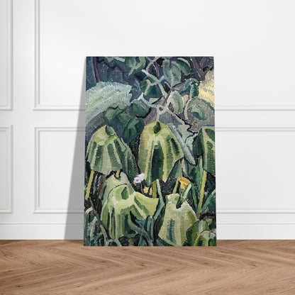 Pumpkin leaves drooping - 1926 - Grace Cossington Smith Brushed Aluminum Print - 70x100 cm / 28x40 inches | Grace Cossington Smith Aluminum Print | Grace Cossington Smith Prints