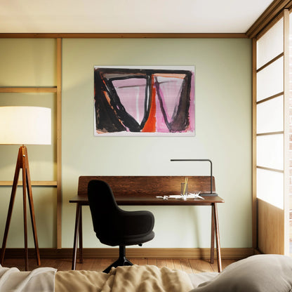 Composition - 1980 - Bram van Velde Brushed Aluminum Print - 70x100 cm / 28x40 inches | Bram van Velde Aluminum Print | Bram van Velde Prints
