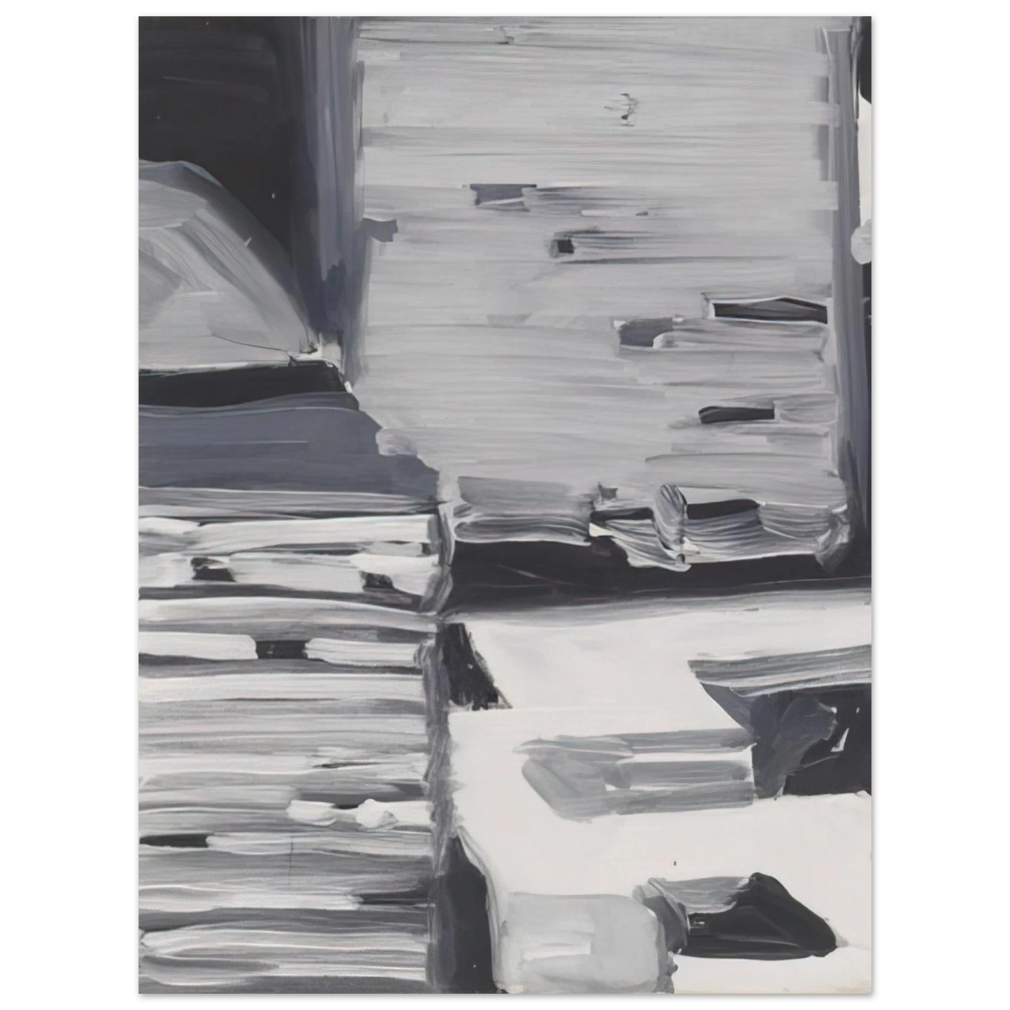 Gerhard Richter - TOWNSCAPE 1968 4  75x100 cm / 30x40inches Fine Art Poster