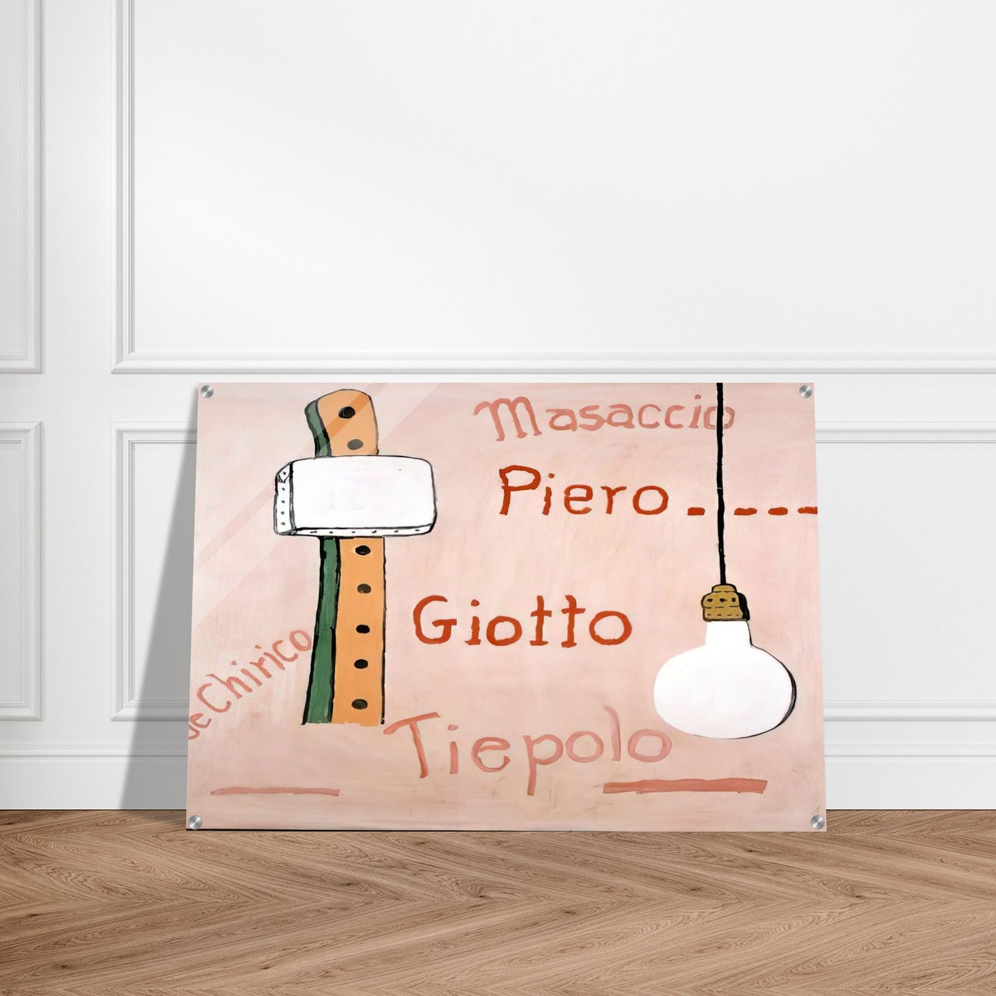 PANTHEON 1973 - Philip Guston Acrylic Print - 70x100 cm / 28x40″ inches