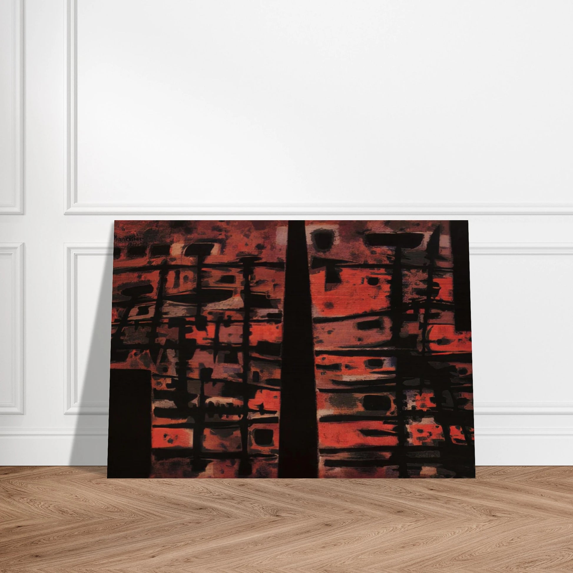 La Sixième Heure - 1958 - Alfred Manessier Brushed Aluminum Print - 70x100 cm / 28x40 inches | Alfred Manessier Aluminum Print | Alfred Manessier Prints
