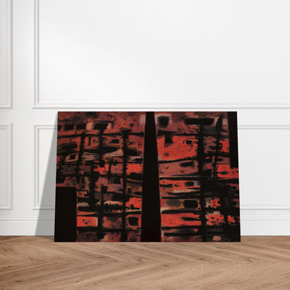 La Sixième Heure - 1958 - Alfred Manessier Brushed Aluminum Print - 70x100 cm / 28x40 inches | Alfred Manessier Aluminum Print | Alfred Manessier Prints
