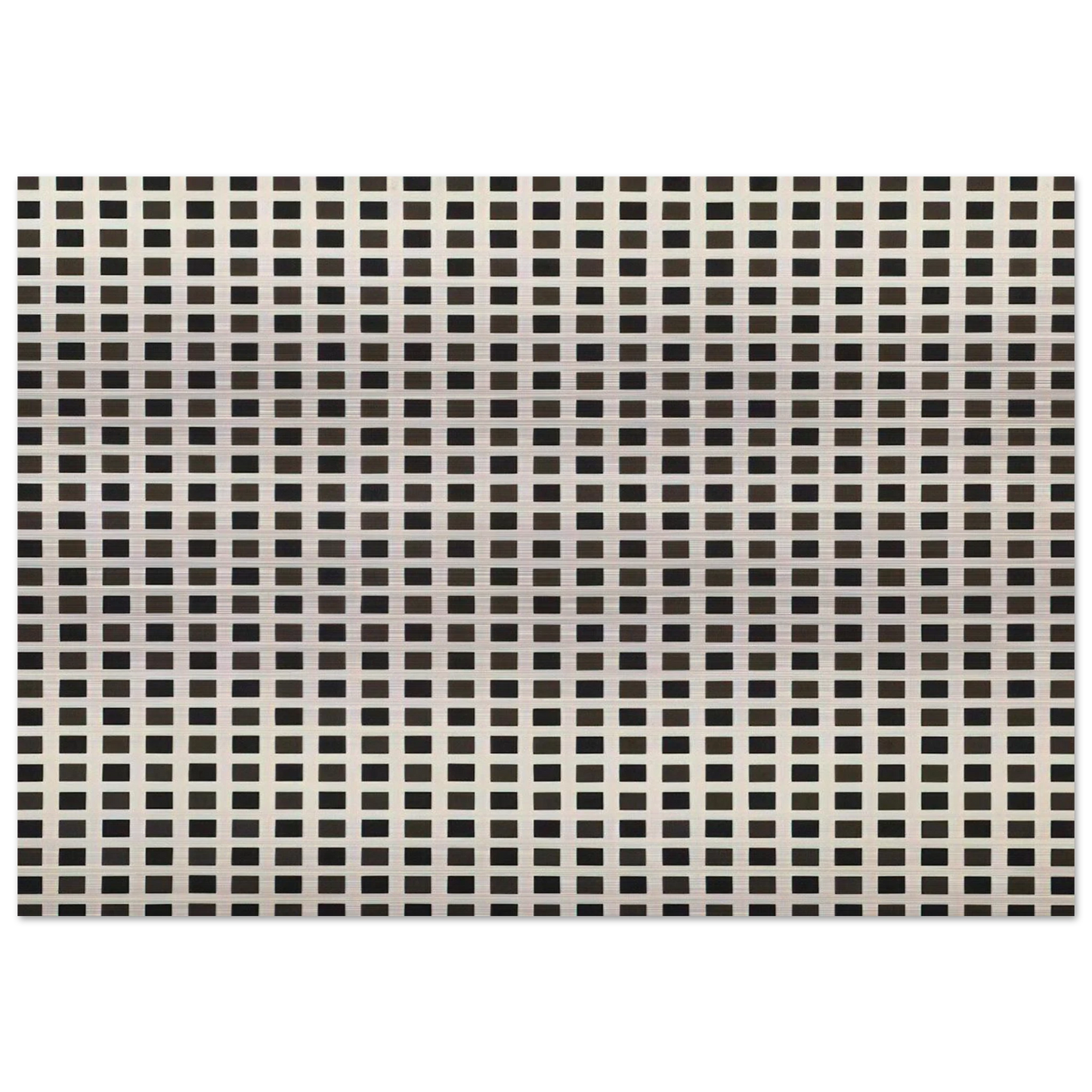 Répartition régulière de carrés - 1971 - Francois Morellet Brushed Aluminum Print - 70x100 cm / 28x40 inches | Francois Morellet Aluminum Print | Francois Morellet Prints
