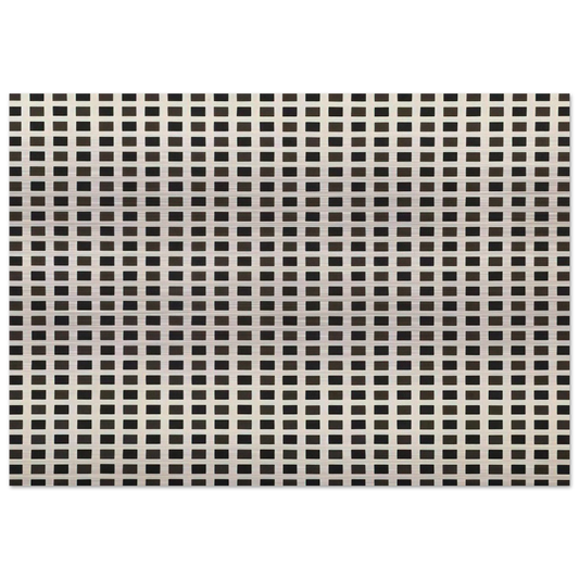 Répartition régulière de carrés - 1971 - Francois Morellet Brushed Aluminum Print - 70x100 cm / 28x40 inches | Francois Morellet Aluminum Print | Francois Morellet Prints