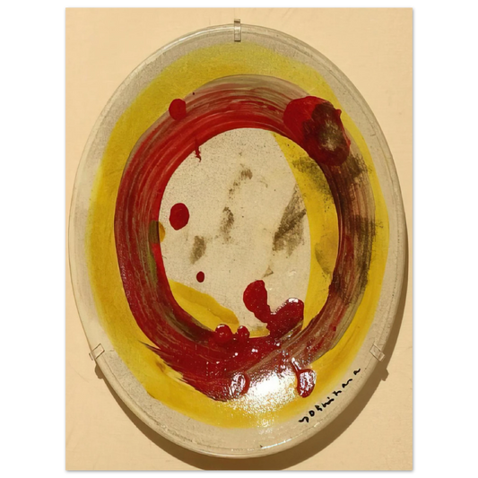 Jiro Yoshihara - Circle - 1963  75x100 cm / 30x40inches Fine Art Poster