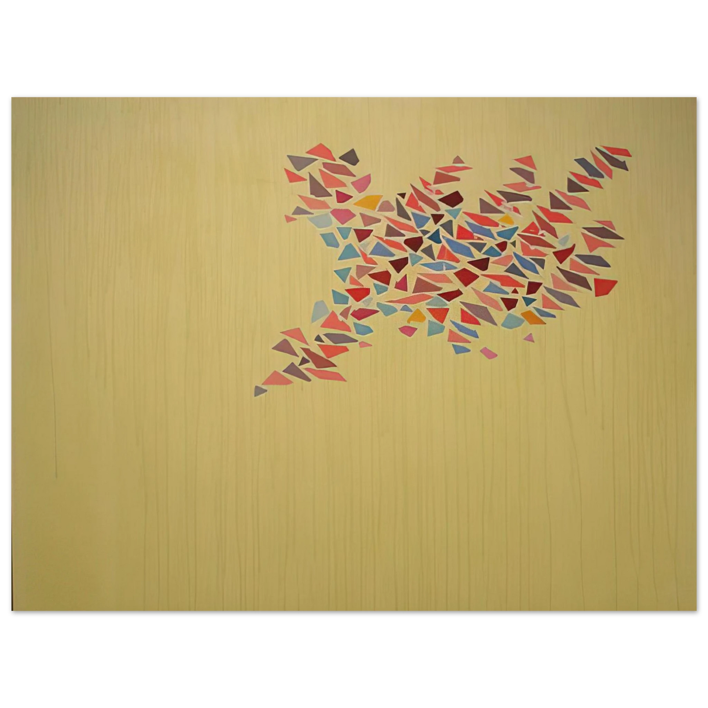 Robert Goodnough - Colors on Pale Yellow - 1975  75x100 cm / 30x40inches Fine Art Poster