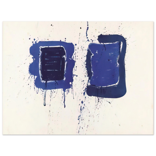 Sam Francis - Deux Magots  75x100 cm / 30x40inches Fine Art Poster